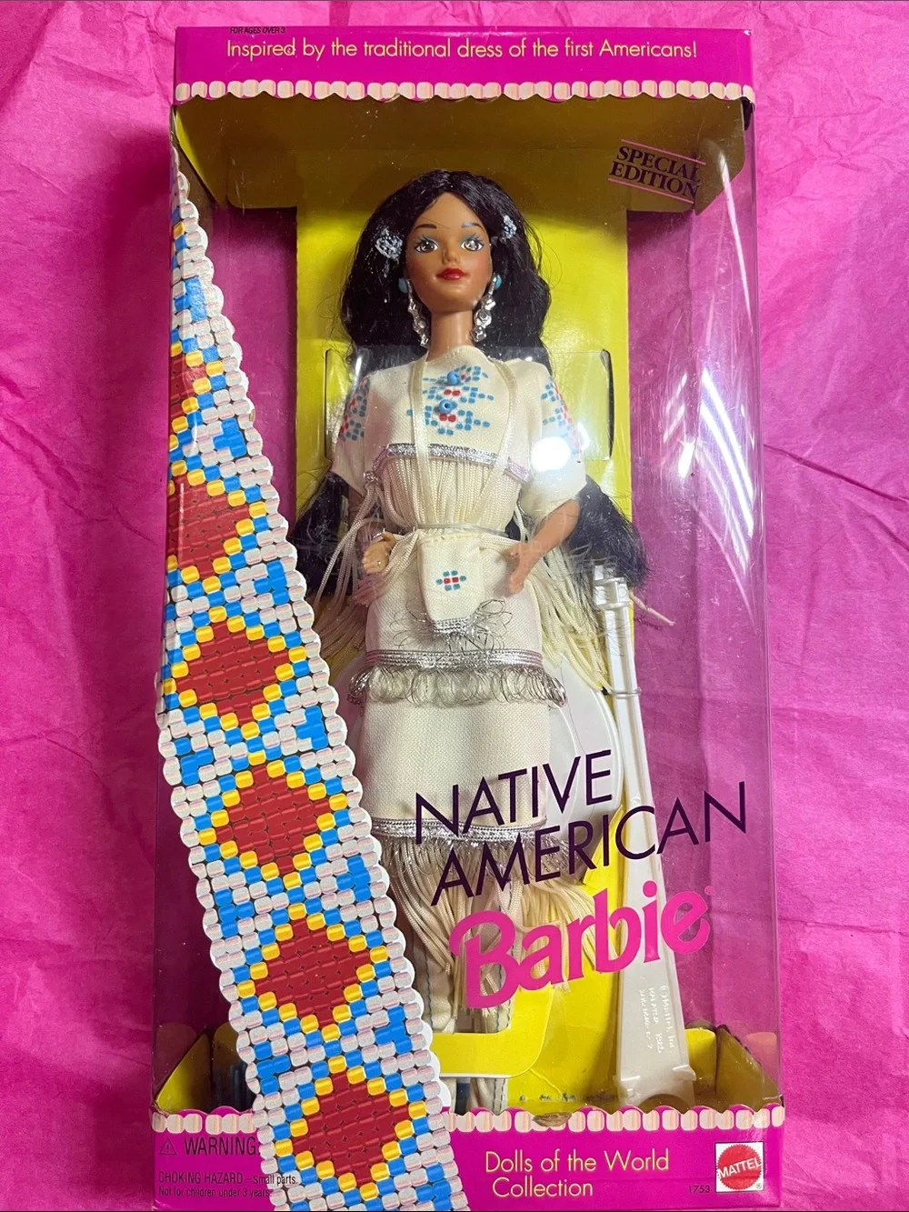 1992 Special Edition Native American Barbie Dolls of the World Collection NRFB